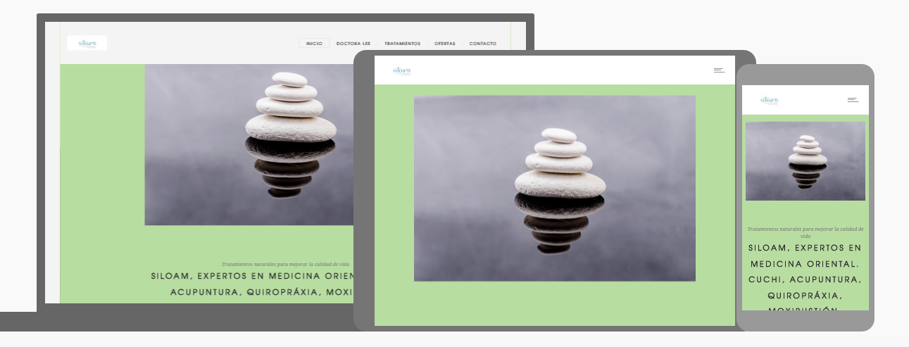 Diseño web para Siloam. Diseño Web Madrid.